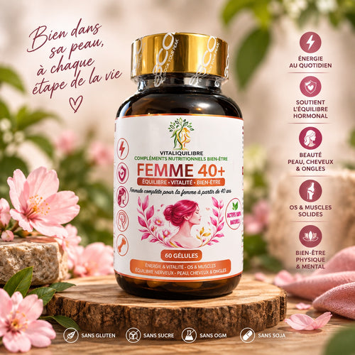 VitaliQuilibre Femme 40+ 60 gélules