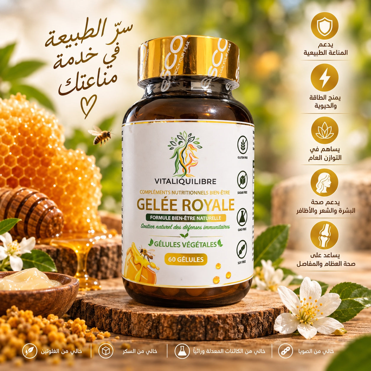 VitaliQuilibre Gelée Royale - 60 gélules