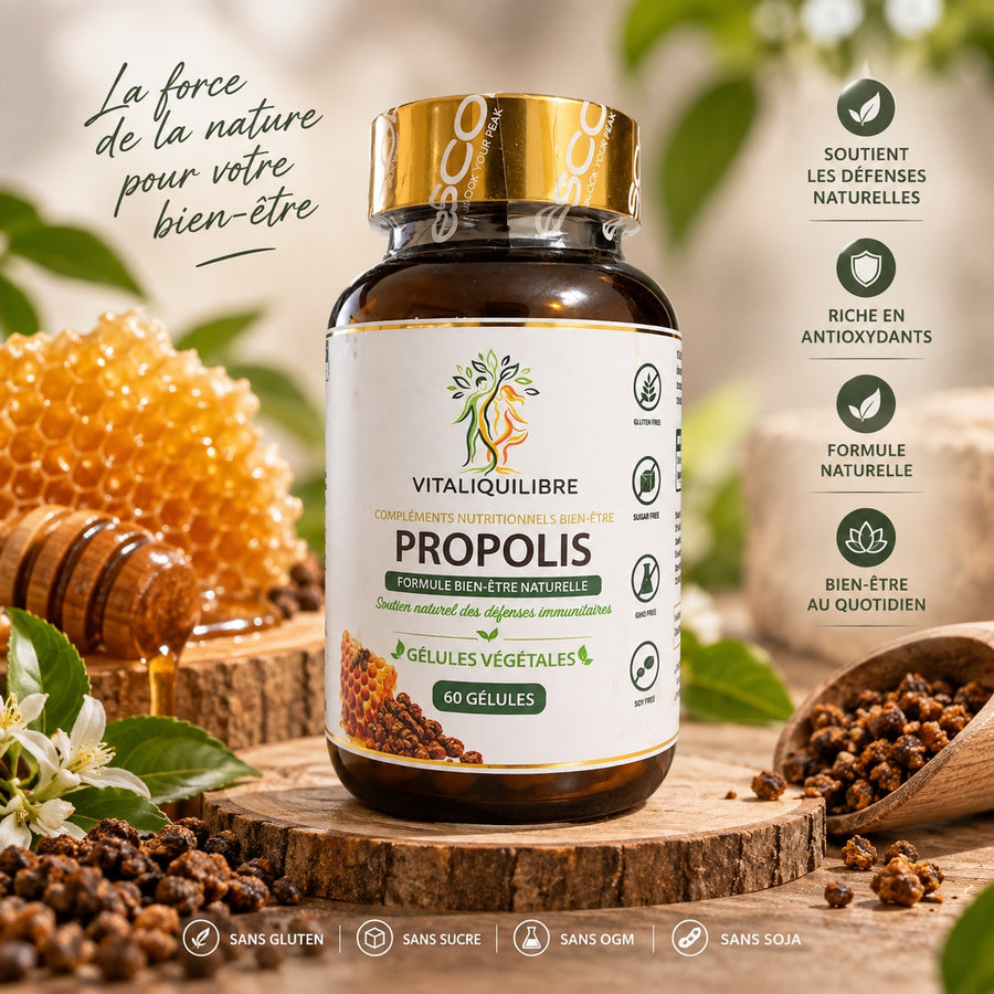 VitaliQuilibre Propolis 60 gélules